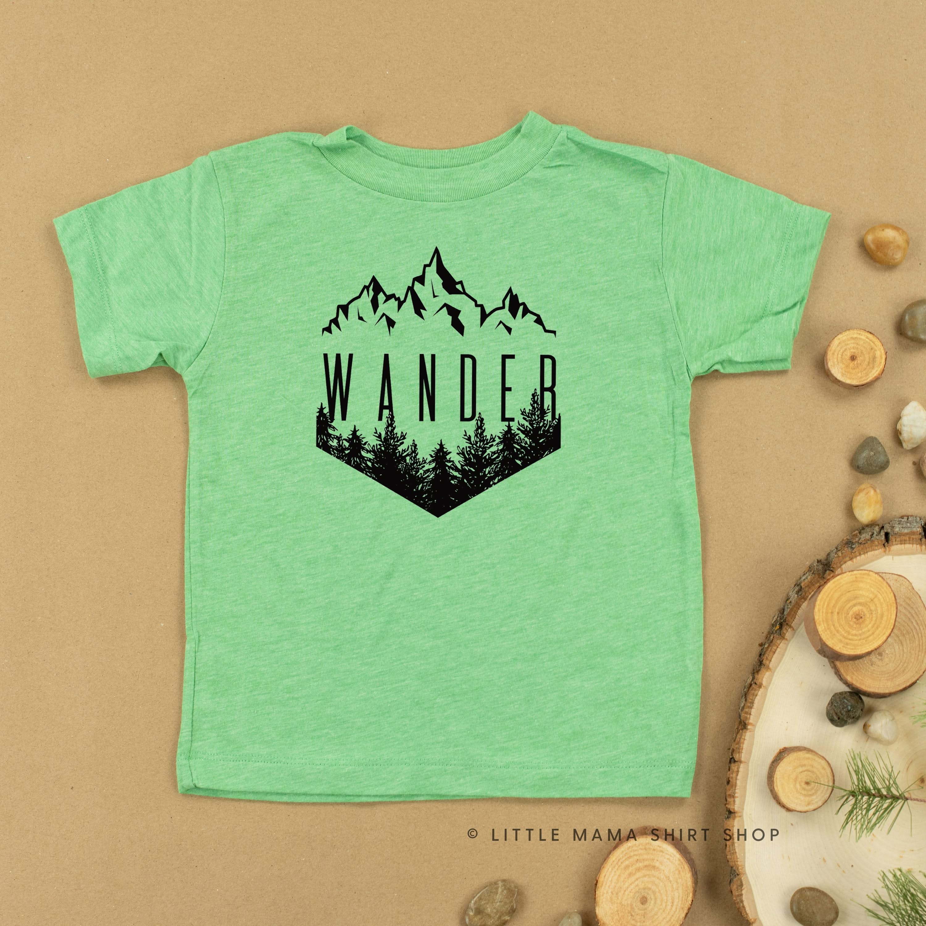 WANDER - Short Sleeve Child Shirt Little Mama Shirt Shop