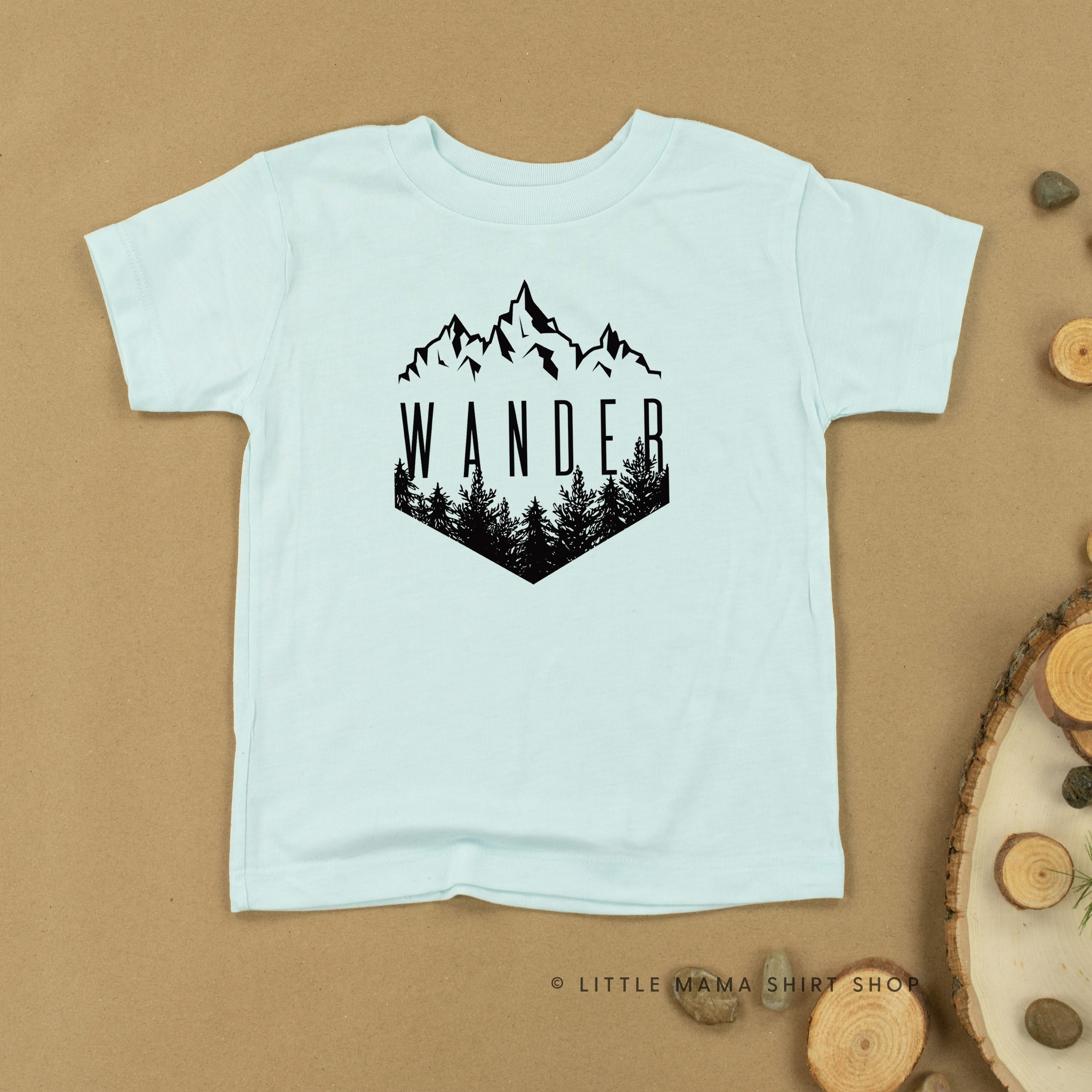 WANDER - Short Sleeve Child Shirt Little Mama Shirt Shop