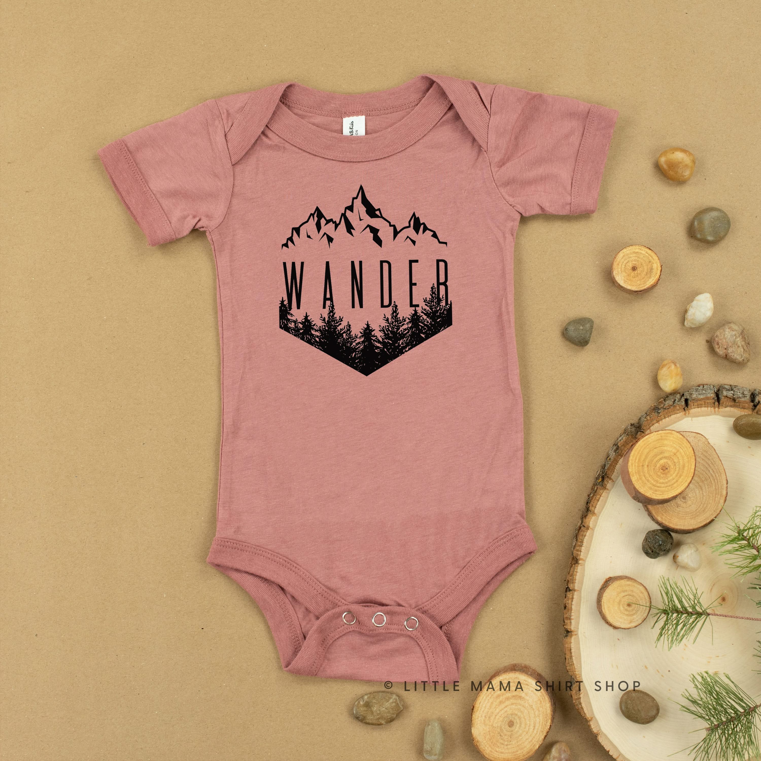 WANDER - Short Sleeve Child Shirt Little Mama Shirt Shop