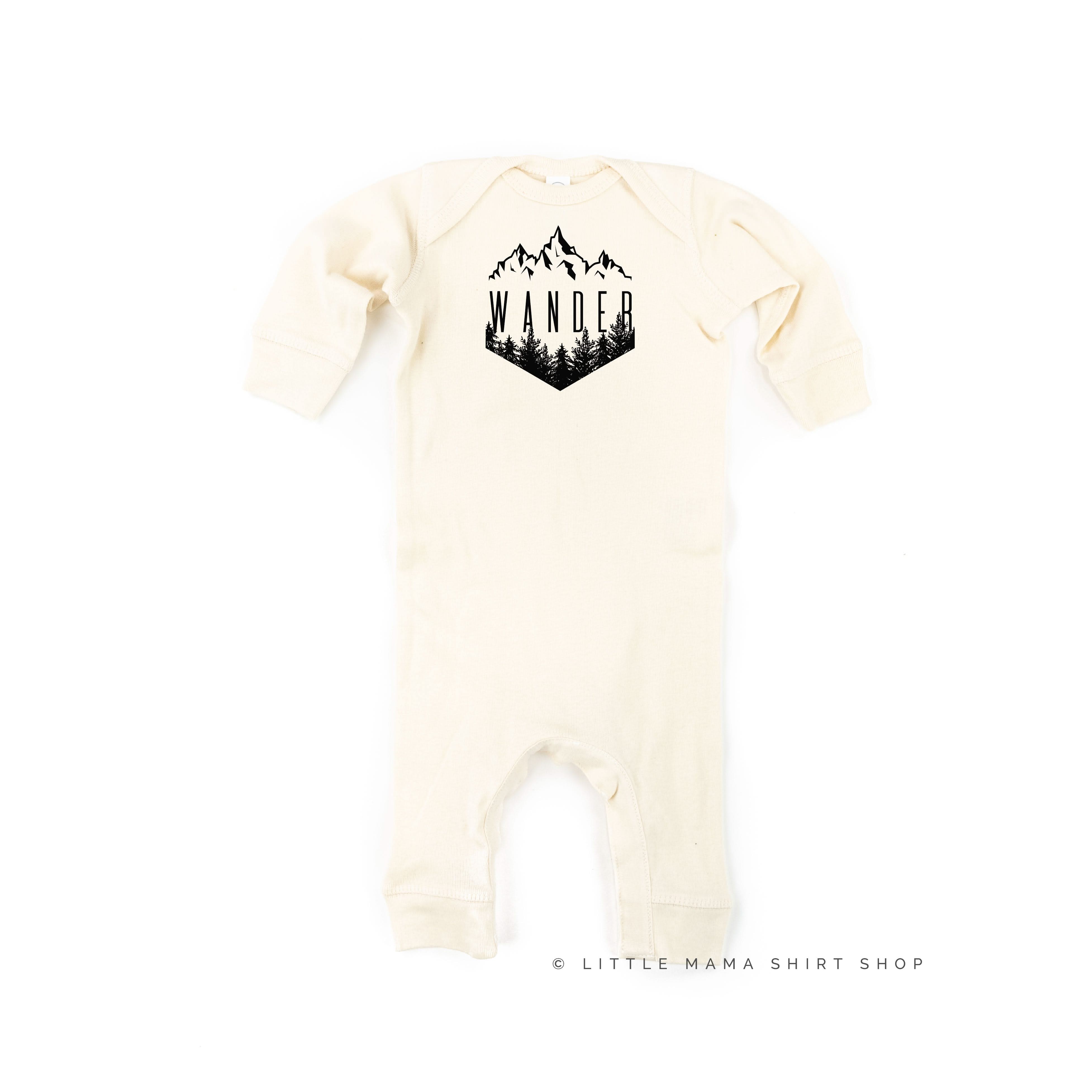 Wander - One Piece Baby Sleeper Little Mama Shirt Shop