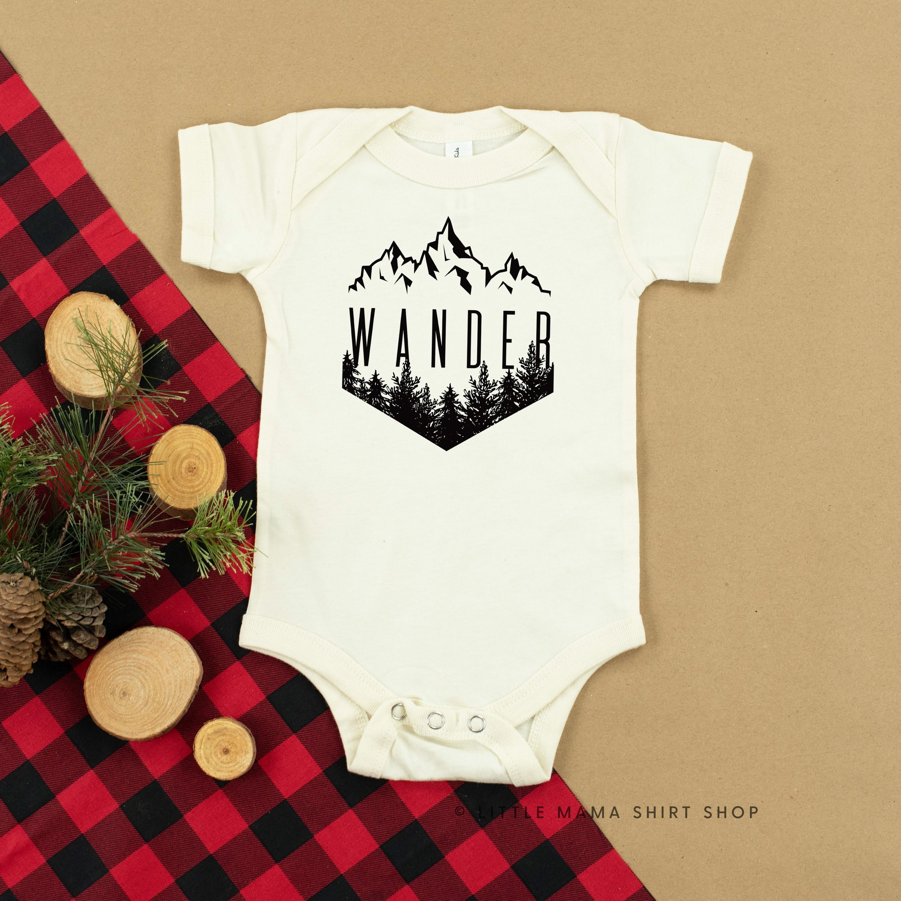WANDER - Short Sleeve Child Shirt Little Mama Shirt Shop