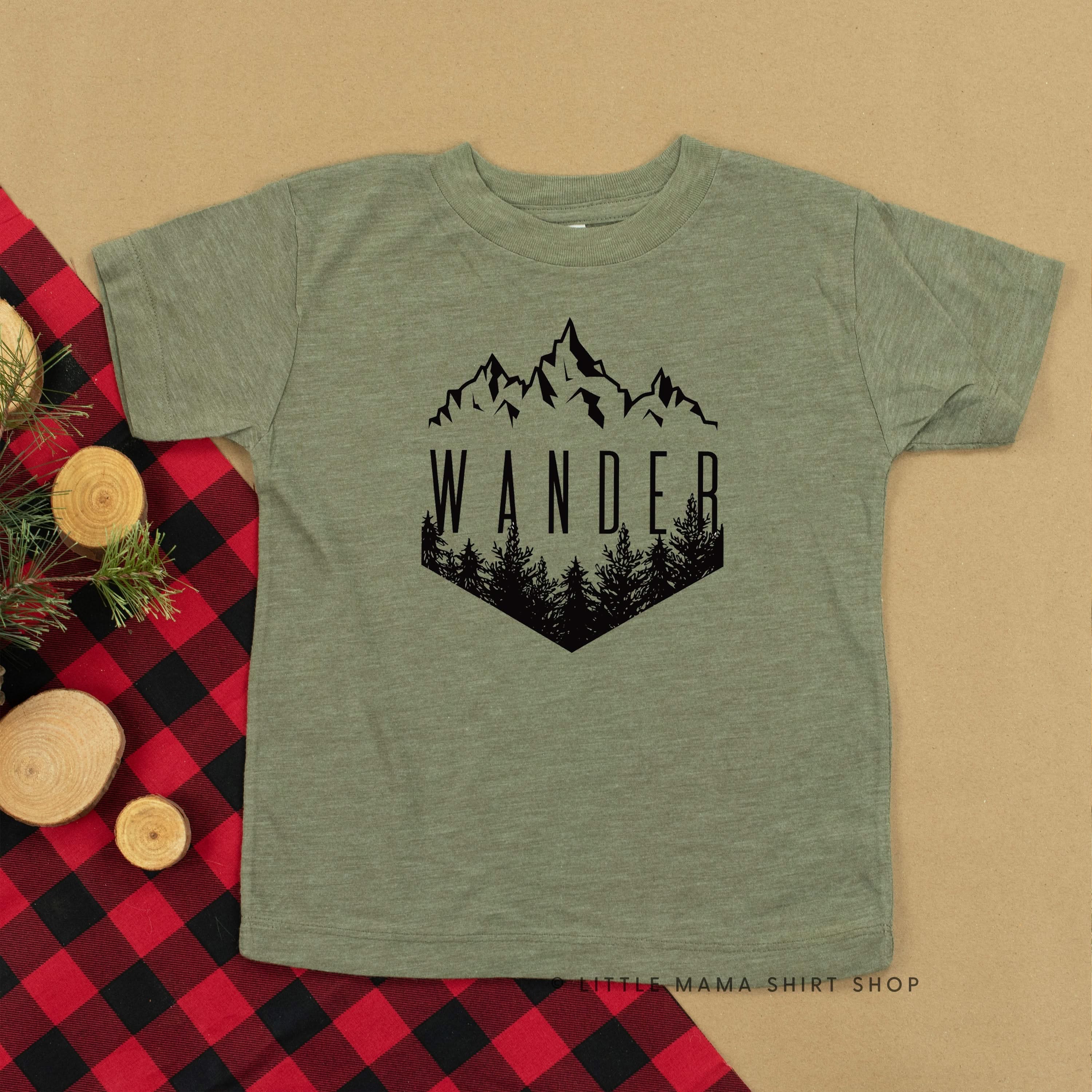 WANDER - Short Sleeve Child Shirt Little Mama Shirt Shop
