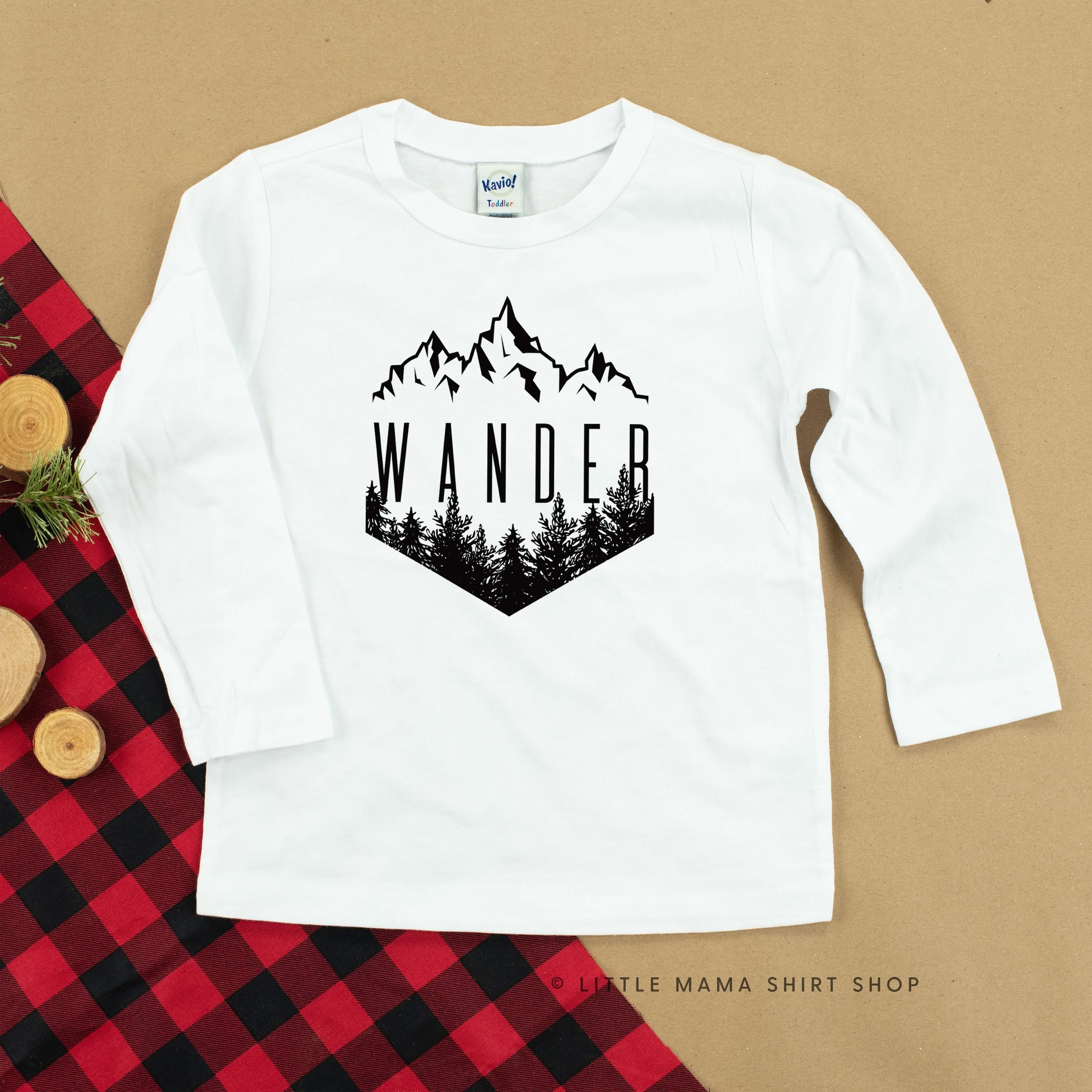 WANDER - Long Sleeve Child Shirt Little Mama Shirt Shop