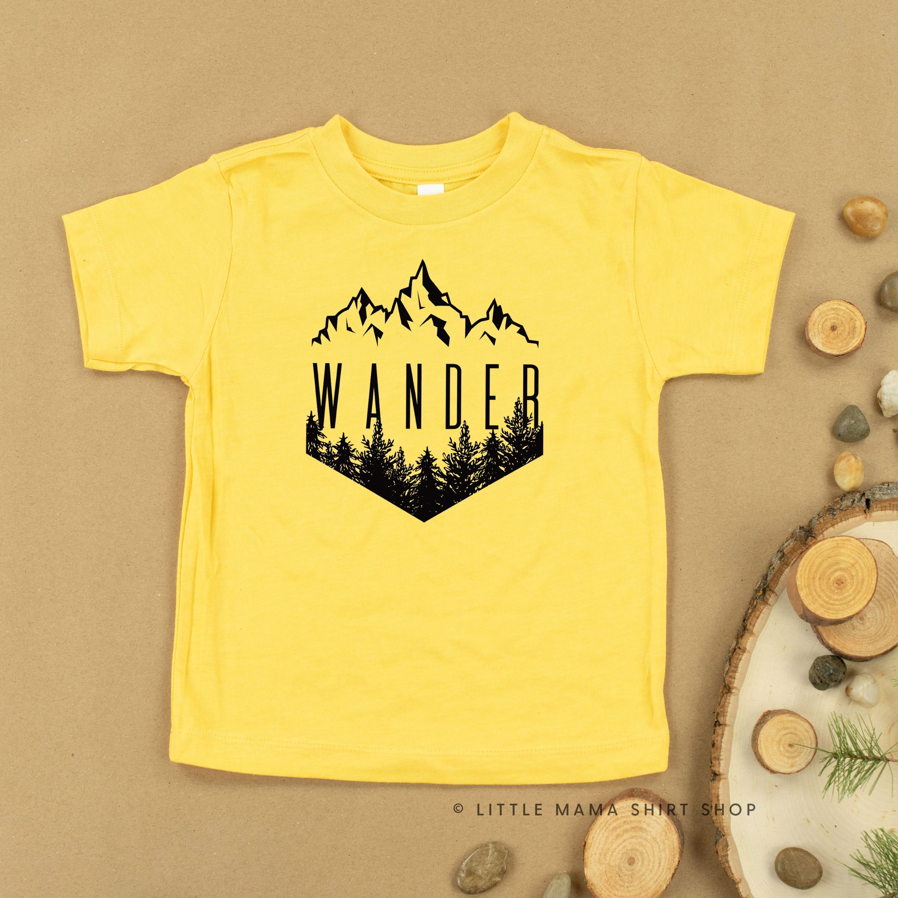 WANDER - Short Sleeve Child Shirt Little Mama Shirt Shop