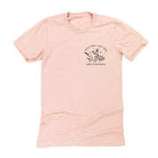 TEACH THEM LOVE THEM WATCH THEM GROW - Bouquet - Pocket Size ﻿- Unisex Tee Little Mama Shirt Shop