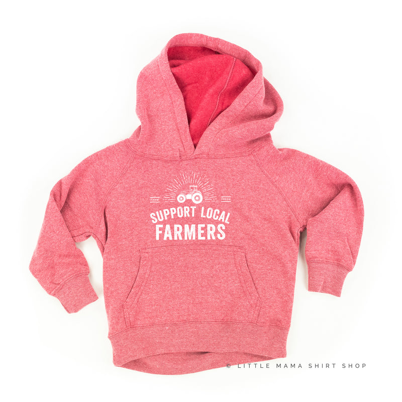 Support Local Farmers - Distressed Design - Child Hoodie