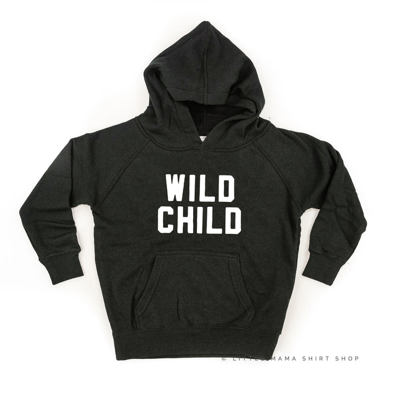 WILD CHILD - Block Font - Child Hoodie