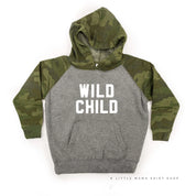 WILD CHILD - Block Font - Child Hoodie Little Mama Shirt Shop