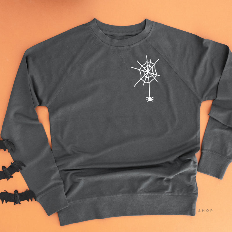 Spider Web (Pocket Design) - Lightweight Pullover Sweater