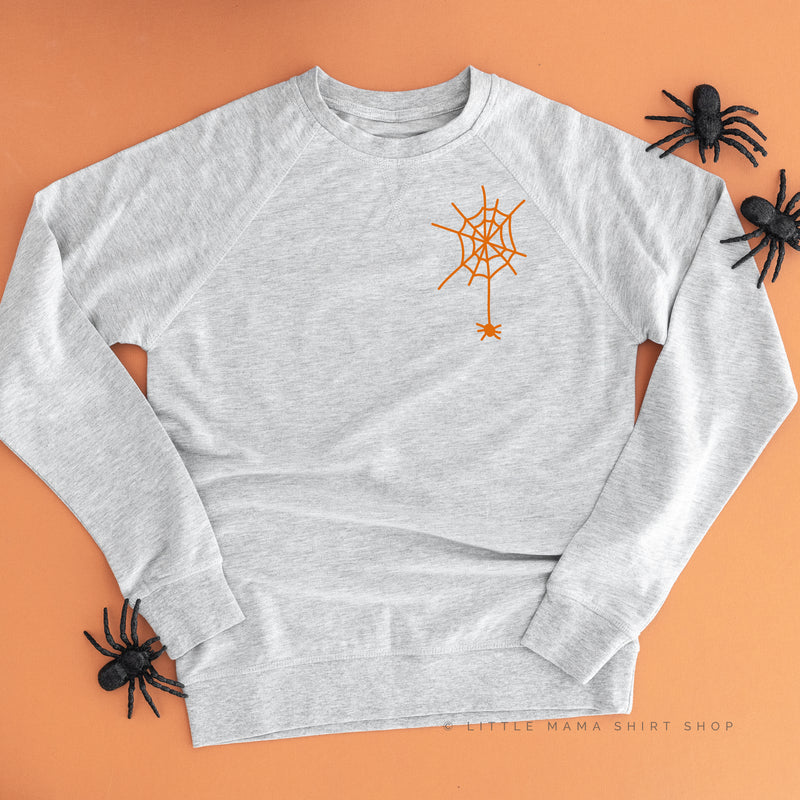 Spider Web (Pocket Design) - Lightweight Pullover Sweater