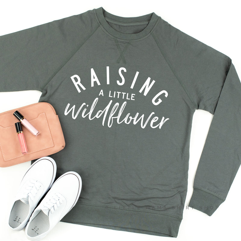 Raising A Little Wildflower (Singular) - Original Design - Lightweight Pullover Sweater