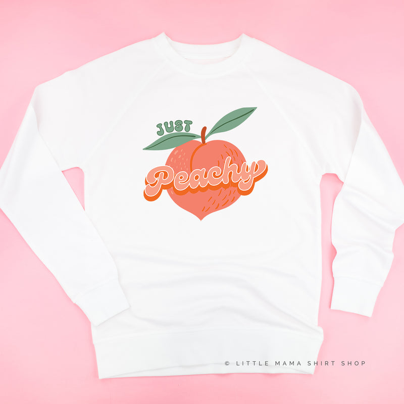 Just Peachy - Lightweight Pullover Sweater