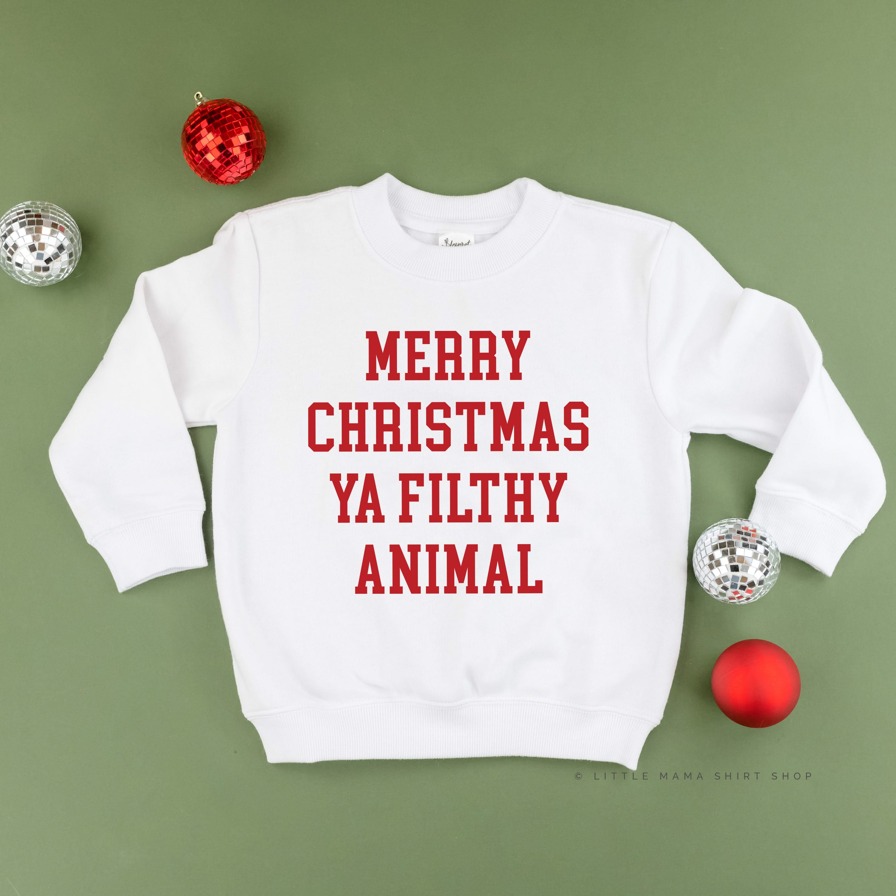 Merry Christmas Ya Filthy Animal - Child Sweater