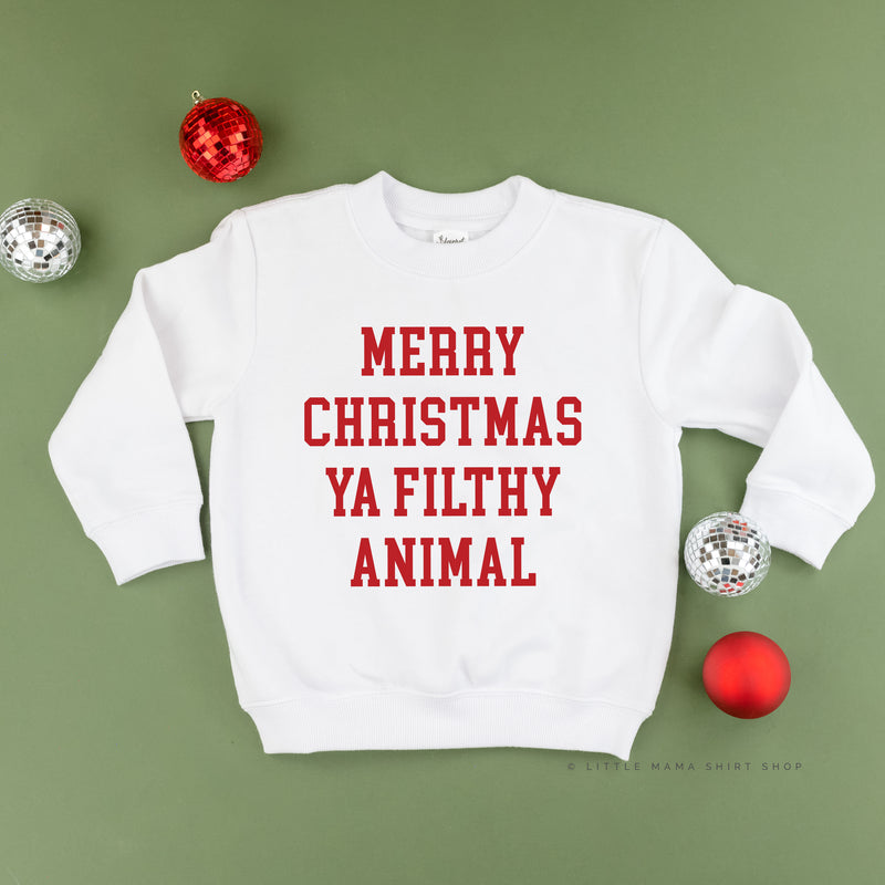 Merry Christmas Ya Filthy Animal - Child Sweater