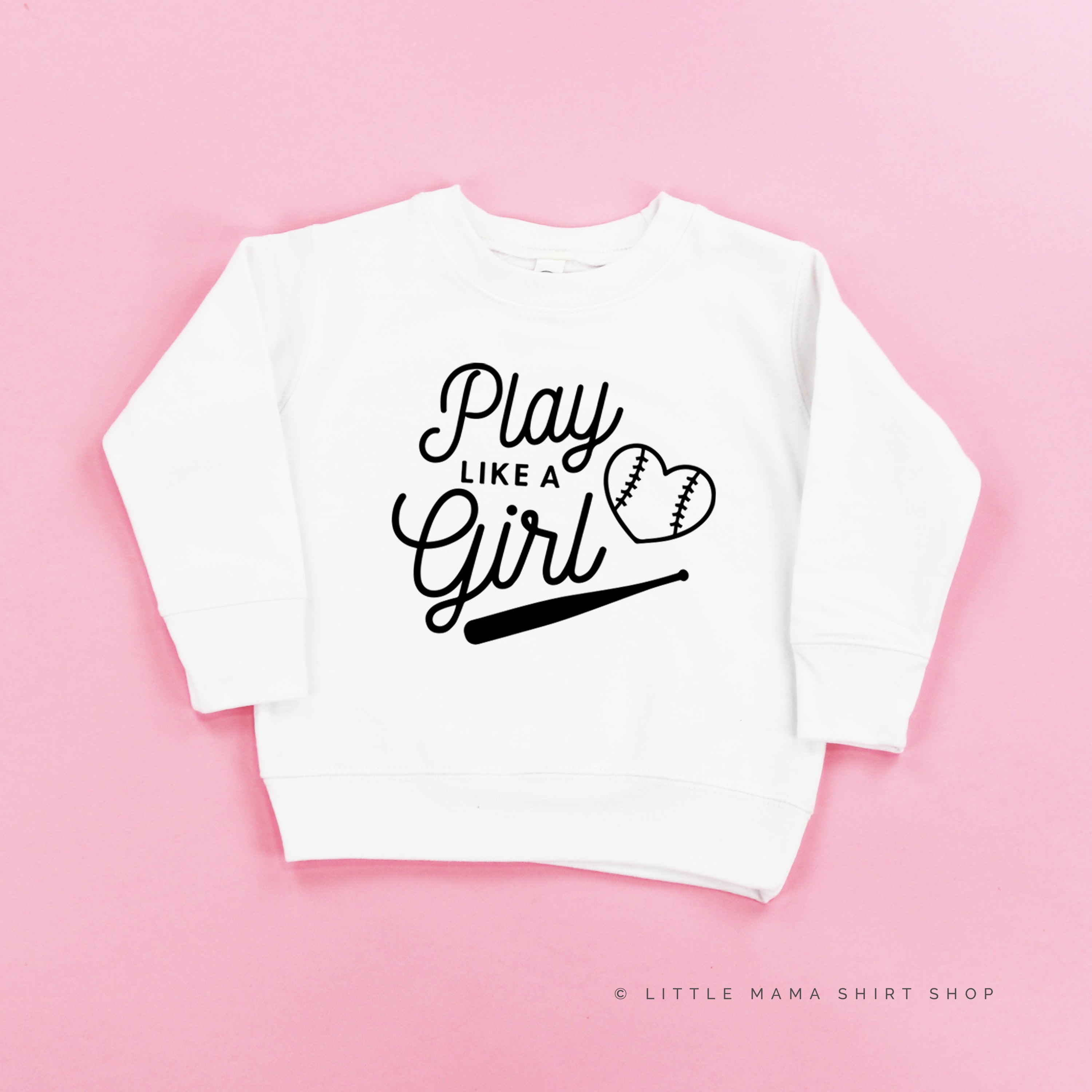 Play Like a Girl - Child Sweater Little Mama Shirt Shop