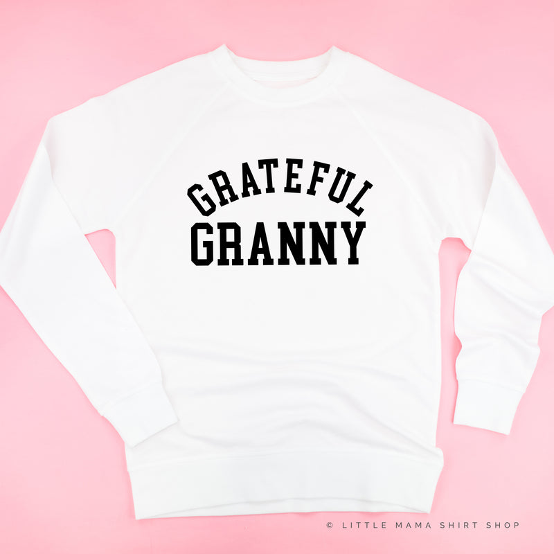 Grateful Granny - (Varsity) - Lightweight Pullover Sweater