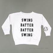 Swing Batter Batter Swing (wd) - Child Sweater Little Mama Shirt Shop