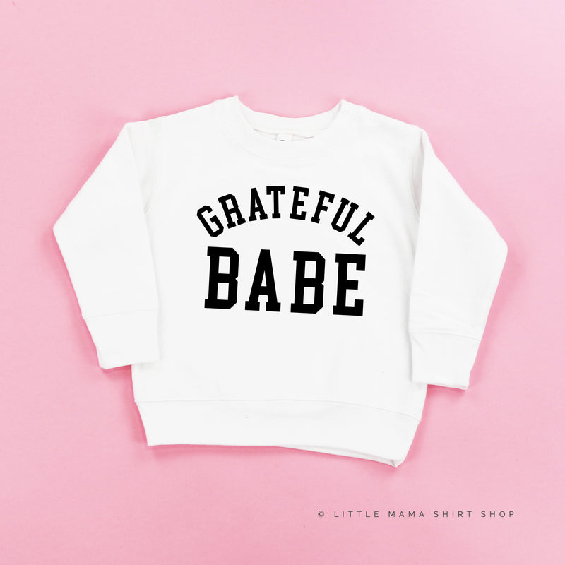 Grateful Babe - (Varsity) - Child Sweater