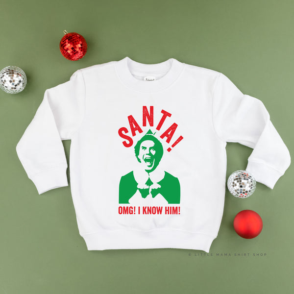 Santa! OMG! I Know Him! - Child Sweater