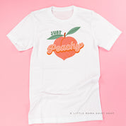 Just Peachy - Unisex Tee Little Mama Shirt Shop