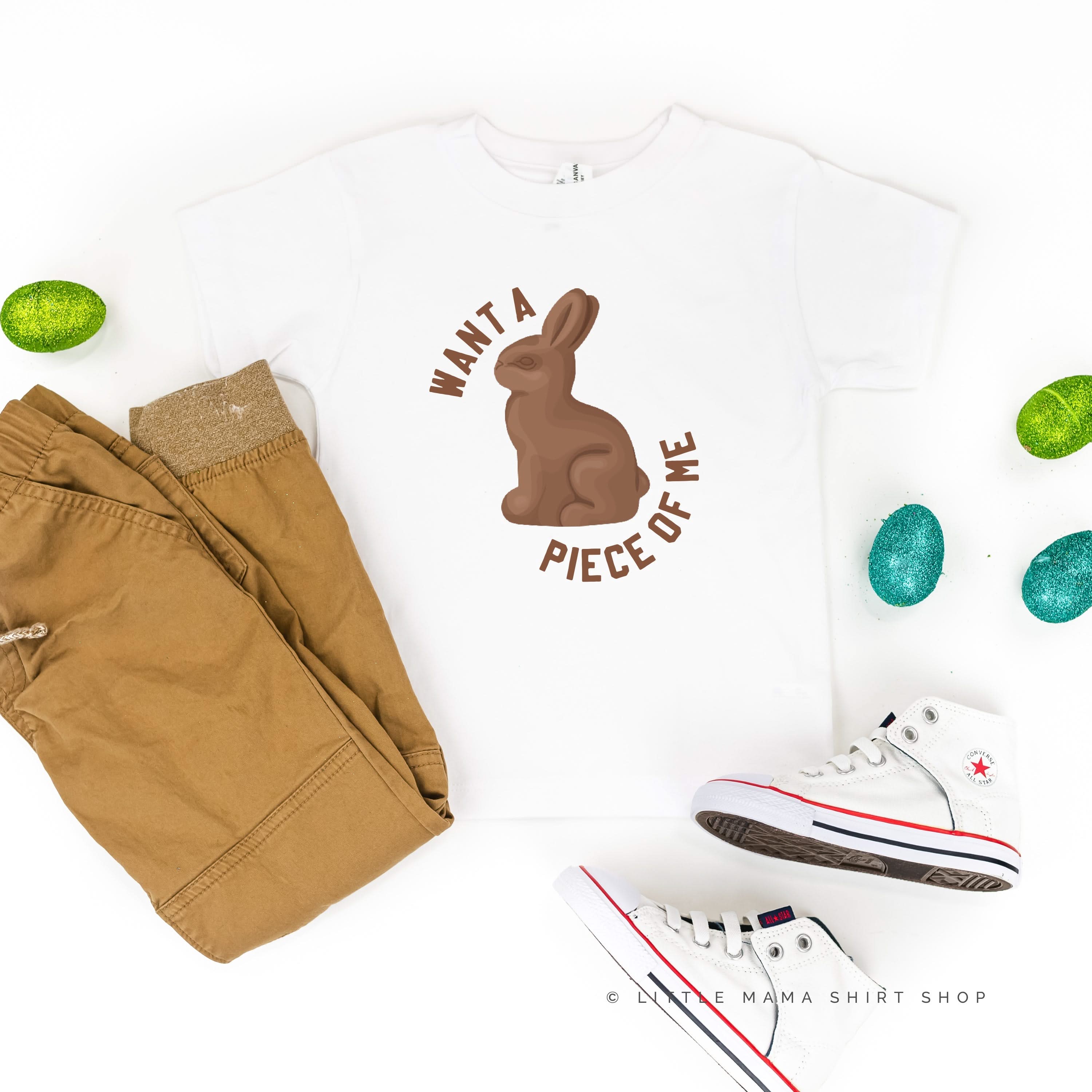 Want A Piece Of Me - Child Tee Little Mama Shirt Shop