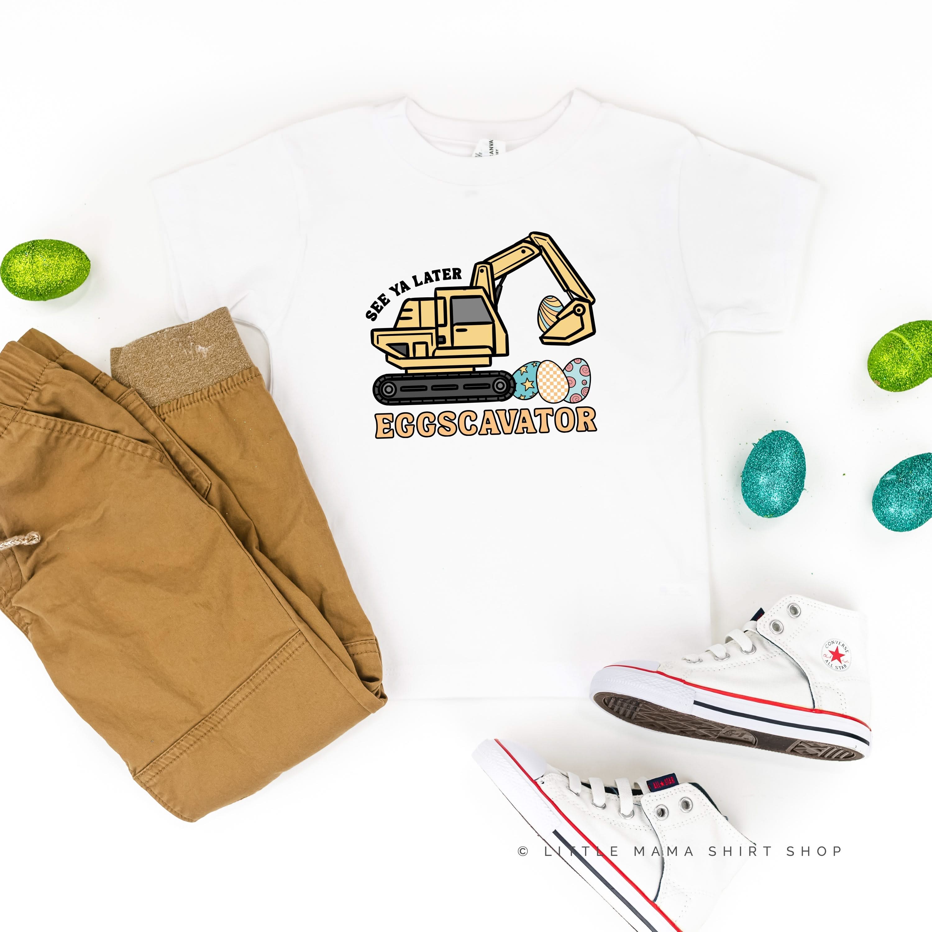 Eggscavator - Child Tee Little Mama Shirt Shop