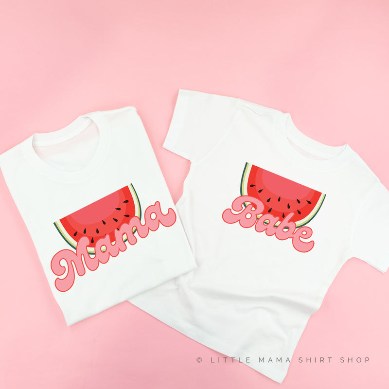 Watermelon - Mama/Babe - Set of 2 Matching Shirts