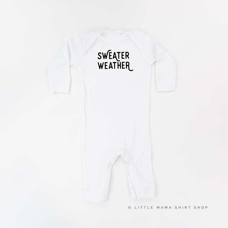 Sweater Weather - One Piece Baby Sleeper