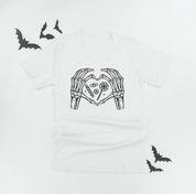 Skeleton Heart Hands - Unisex Tee
