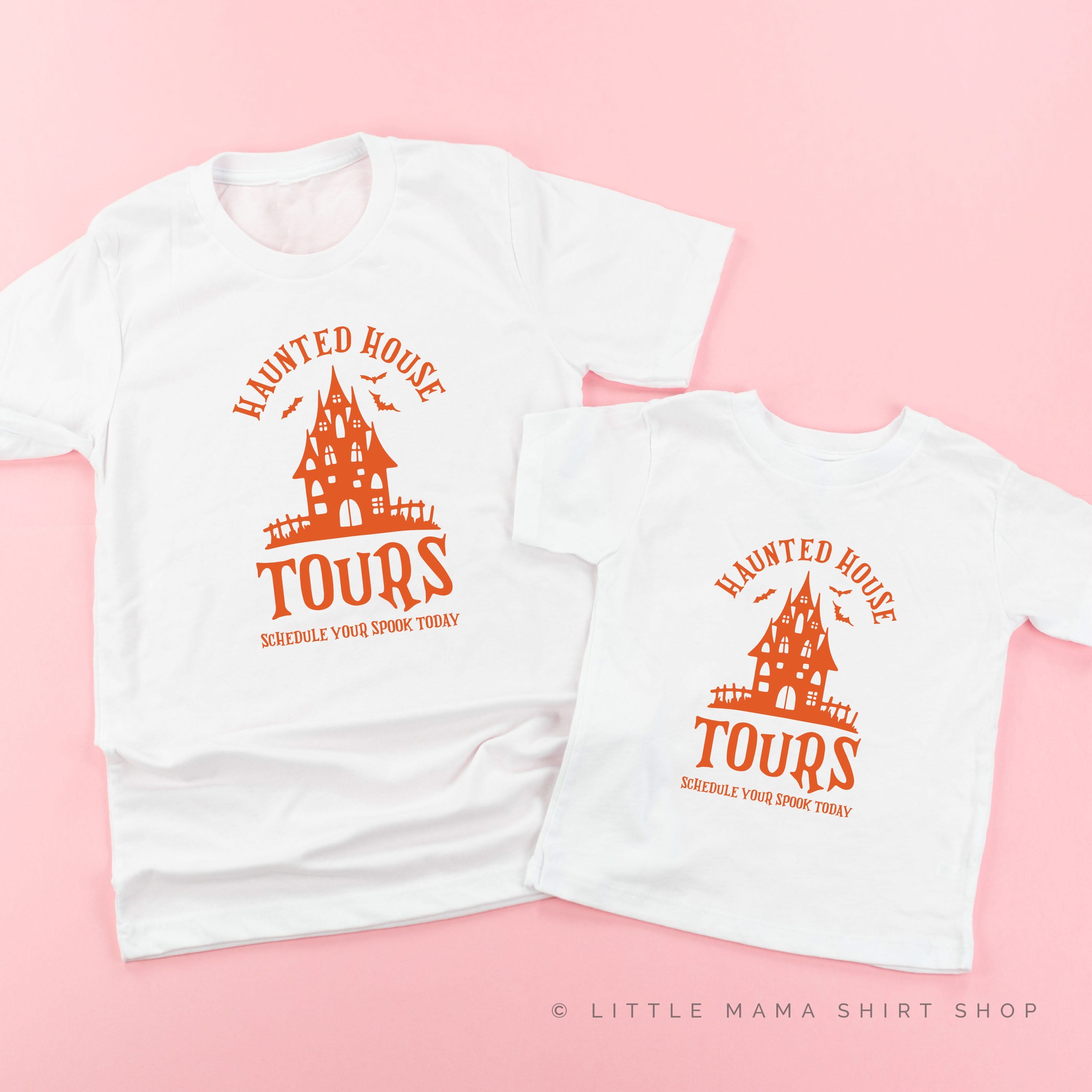 Haunted House Tours - Set of 2 Matching Tees