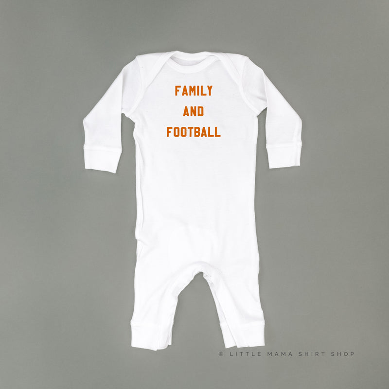 Family and Football - One Piece Baby Sleeper