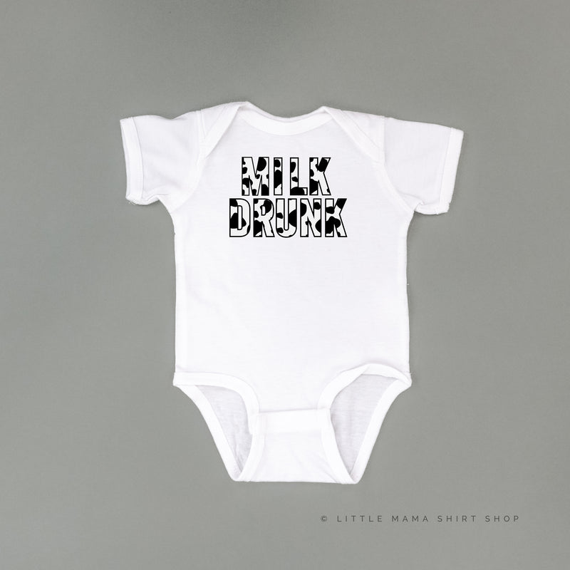 MILK DRUNK - Cow Print - Short Sleeve Child Shirt
