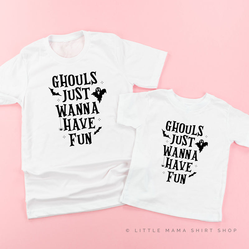 GHOULS JUST WANNA HAVE FUN - Set of 2 Unisex Tees