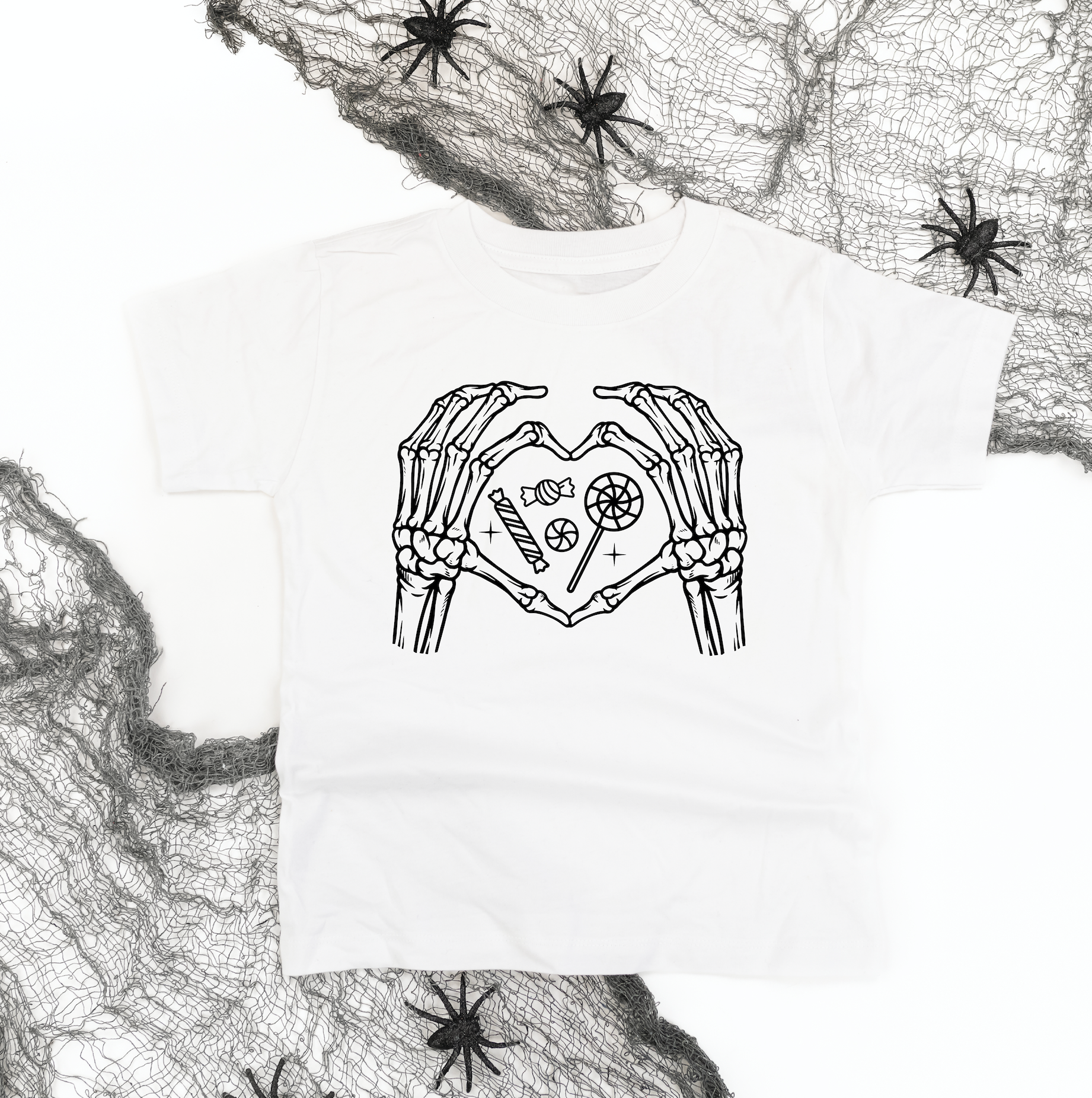 Skelton Heart Hands - Child Tee
