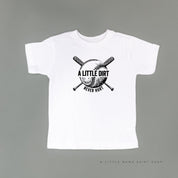 Baseball - A Little Dirt Never Hurt - Short Sleeve Child Shirt Little Mama Shirt Shop