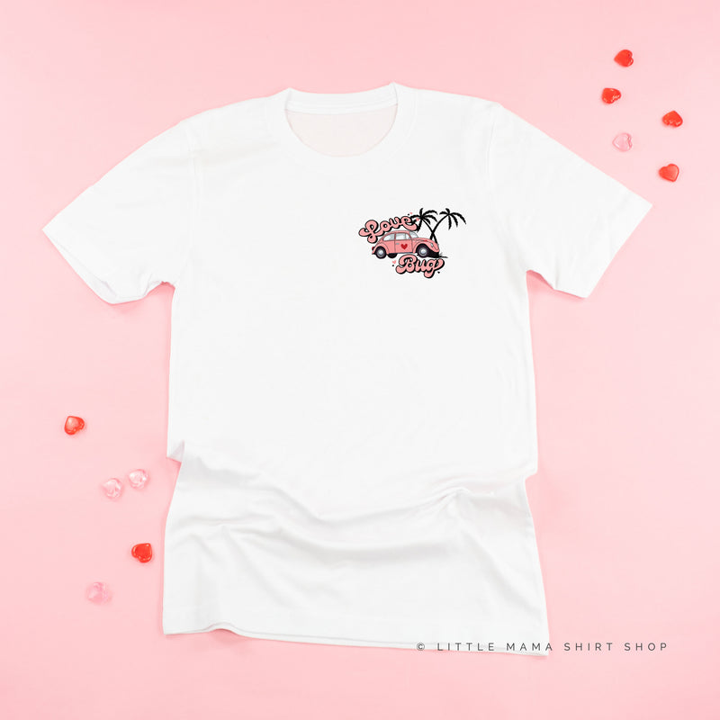 Love Bug - Pink Beetle Car - Unisex Tee