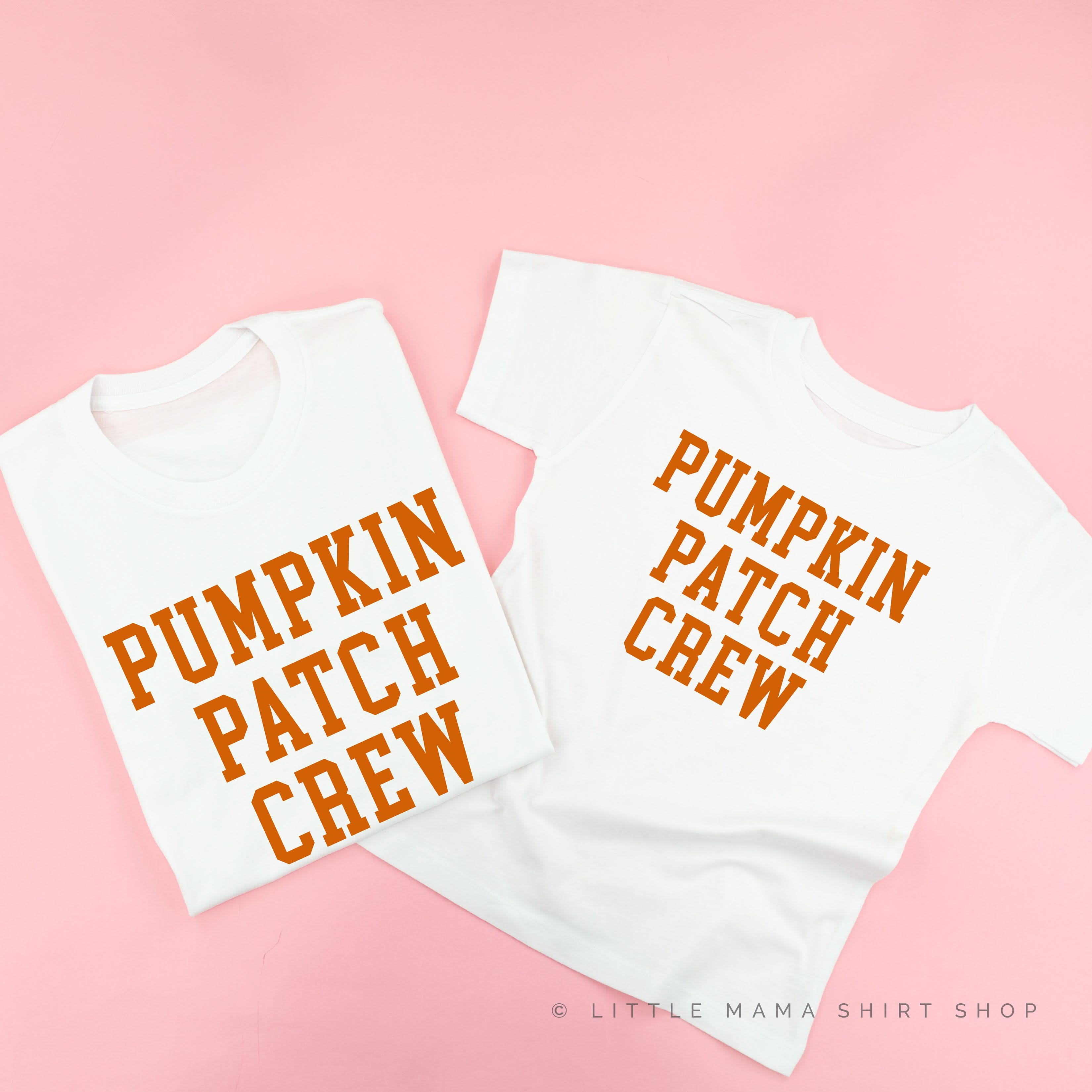 Pumpkin Patch Crew - Set of 2 Matching Tees