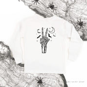Peace - Skeleton - Long Sleeve Child Shirt Little Mama Shirt Shop