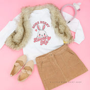 Some Bunny Loves Me - Child LONG SLEEVE Tee Little Mama Shirt Shop