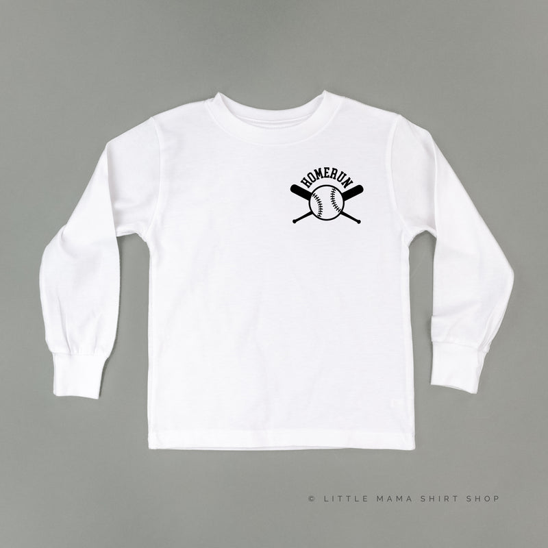 Homerun - Pocket Design - Long Sleeve Child Shirt