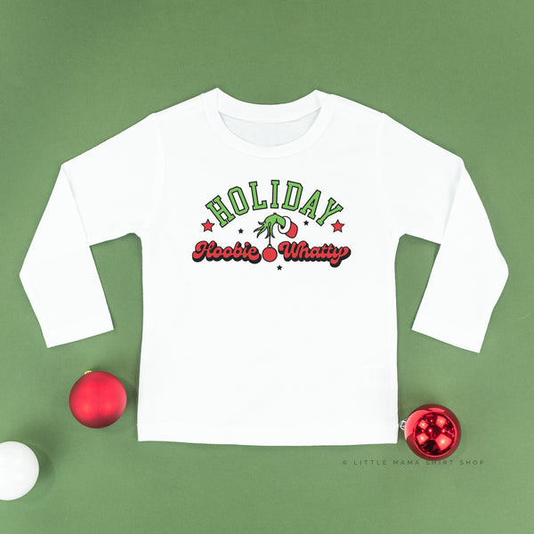 Holiday Hoobie Whatty - Child LONG SLEEVE Tee