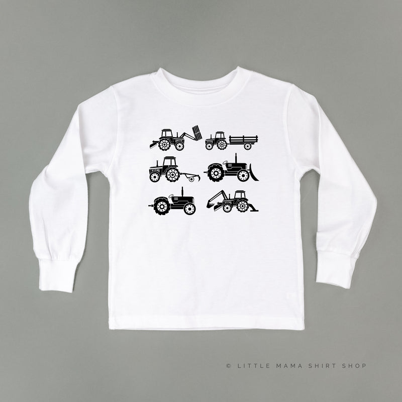 6 Tractors - Long Sleeve Child Shirt
