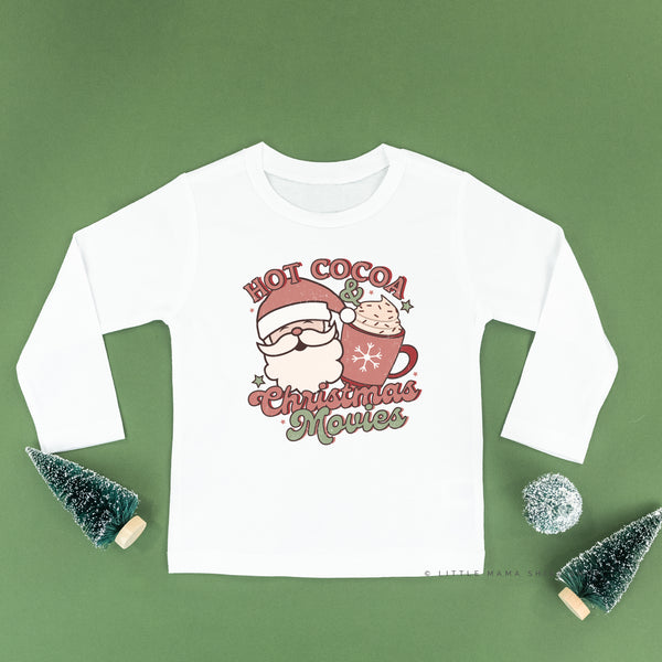 Hot Cocoa & Christmas Movies - Child LONG SLEEVE Tee