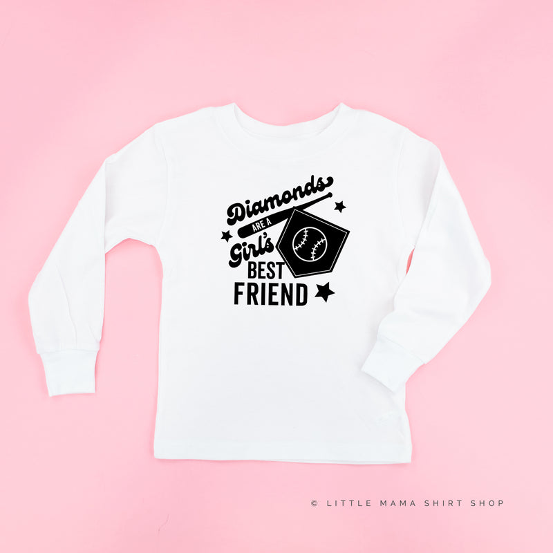 Diamonds are a Girls Best Friend - Long Sleeve Child Shirt