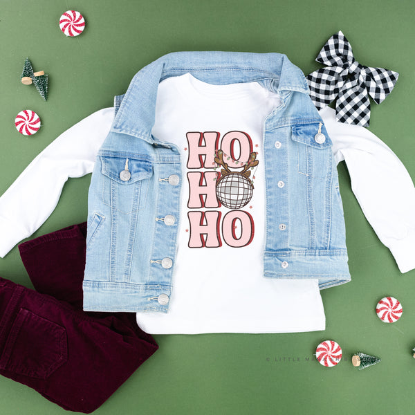 Ho Ho Ho - Disco Ball - Child LONG SLEEVE Tee