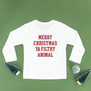 Merry Christmas Ya Filthy Animal - Child Long Sleeve Tee
