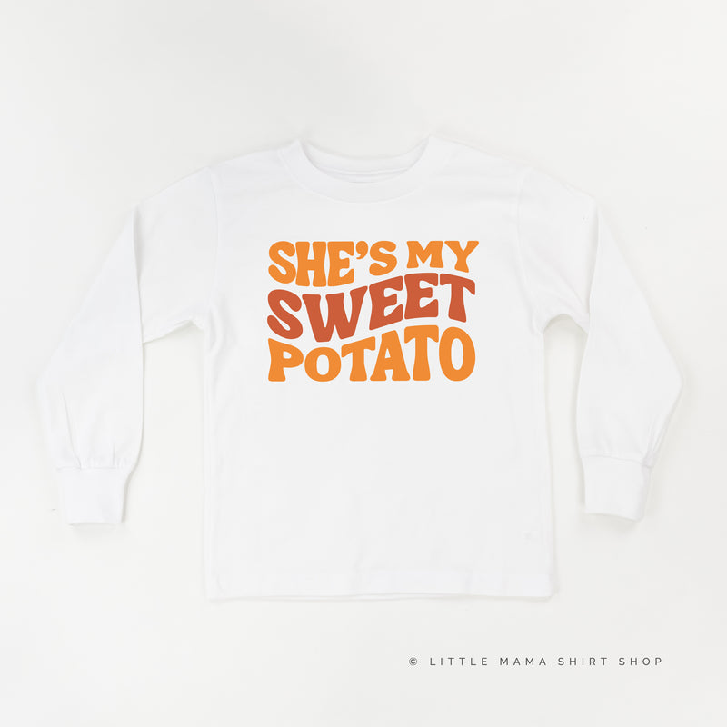 She's My Sweet Potato - Long Sleeve Child Shirt