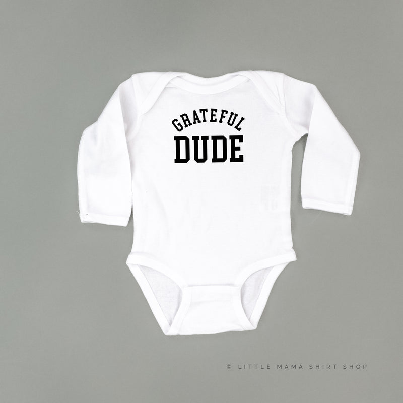 Grateful Dude - (Varsity) - Long Sleeve Child Shirt