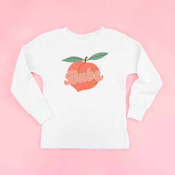 Peach - Babe - Long Sleeve Child Shirt