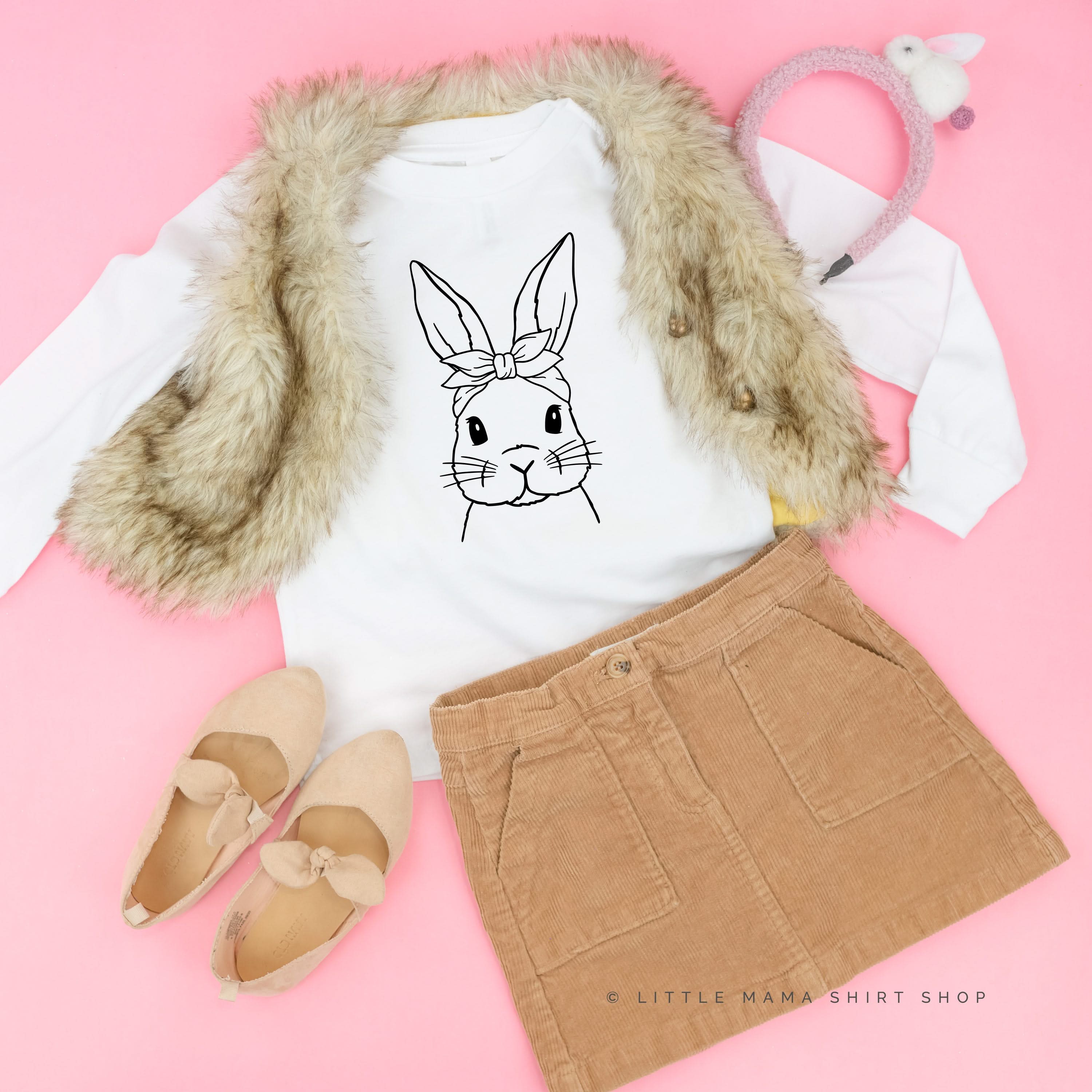 Sassy Bunny - Child LONG SLEEVE Tee Little Mama Shirt Shop